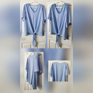 Tie-Front Women's Ny Collection Top
